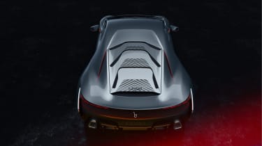 Bertone GB110 - rear (looking from above)