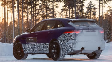 Jaguar F-Pace prototype - rear three quarter