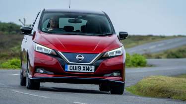 Nissan Leaf - front cornering