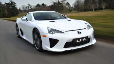 Lexus LFA - front tracking