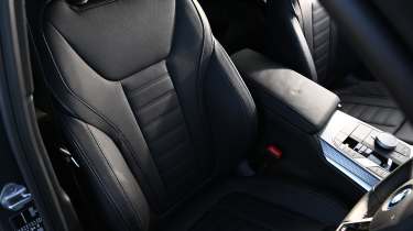 BMW 330e - front seats