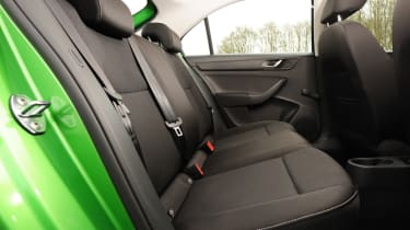 Skoda Rapid 1.2 TSI SE rear seats