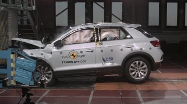 VW T Roc - Frontal Offset Impact test