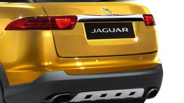 Jaguar SUV rear detail