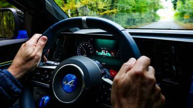 Alpine A390 - driving