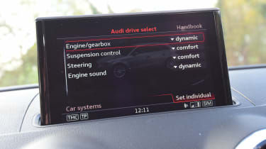 Audi RS3 - long-term - drive select