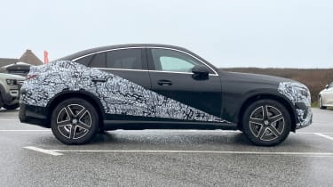 Mercedes GLC Coupe (camouflaged) - side