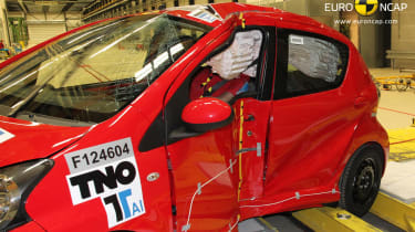 Toyota Aygo Euro NCAP crash test