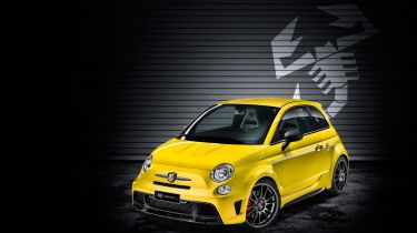 Abarth 695 Biposto Record front quarter