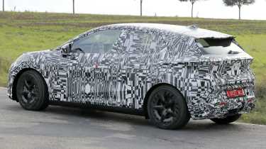 Cupra Raval spy shot - rear angled