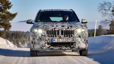 BMW iX1 winter testing - front