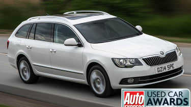 Used Car Awards 2016 - Skoda Superb Estate front tracking