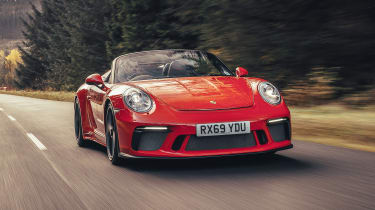 Porsche 911 Speedster - front action