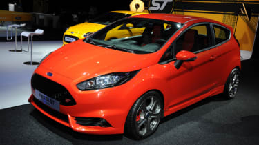 Facelifted Ford Fiesta ST front