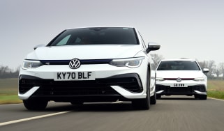 Volkswagen Golf GTI Clubsport vs Volkswagen Golf R - front