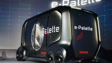 Toyota e-Palette - CES front