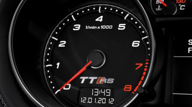 Audi TT RS Plus Roadster dials