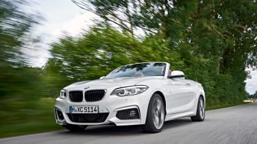 BMW 220d Convertible - front tracking