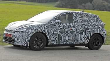 Cupra Raval spy shot - front angled