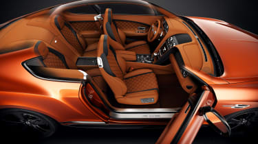 Bentley Continental GT Speed Black Edition inside