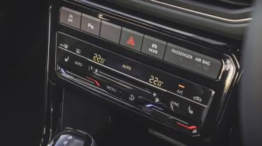 2024 Volkswagen T-Cross in R-Line trim - climate control dials 