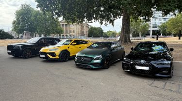 Supercars seized by the Metropolitan Police - static