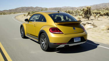 VW Beetle Dune coupe rear 3/4