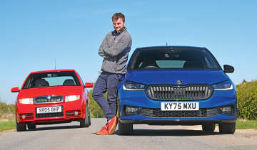 Skoda Fabia 130 - modern vs original vRS