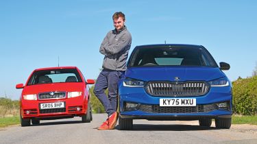 Skoda Fabia 130 - modern vs original vRS