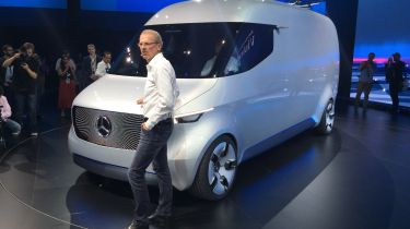 Mercedes Vision Van - reveal front