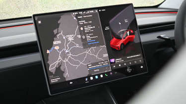 Tesla Model Y - infotainment screen