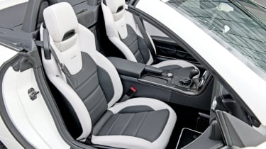 Mercedes SLK 55 AMG sport seats