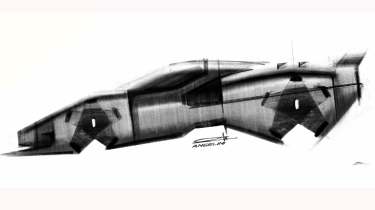 Ferrari SC40 - sketch