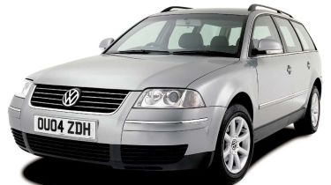 Front view of Volkswagen Passat