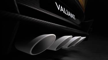 Aston Martin Valiant - exhausts