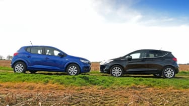 Used Ford Fiesta vs new Dacia Sandero