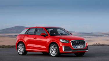 Audi Q2 Red front side