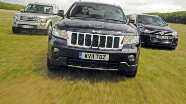 Jeep Grand Cherokee vs Land Rover Discovery vs Volkswagen Touareg