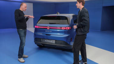 Phil McNamara with the Volkswagen ID Polo
