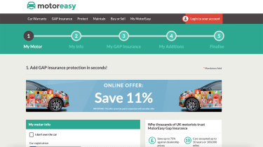 Motoreasy website homepage