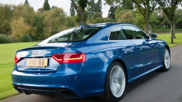 Audi RS5 rear action