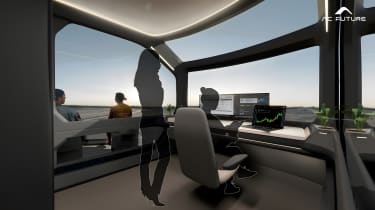 Pininfarina AI Transformer Home Trailer - office