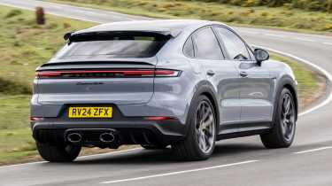 Porsche Cayenne Turbo E-Hybrid with GT Package - rear cornering