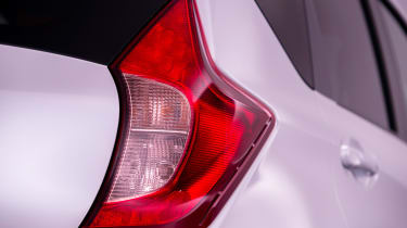 New Nissan Note rear light detail