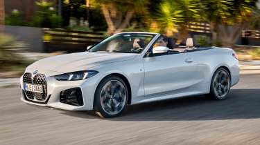 BMW 4 Series Convertible - front corner road