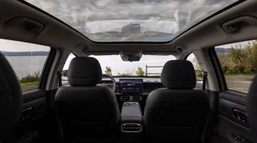 New Leapmotor B10 Hybrid EV - rear interior 