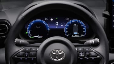 New Toyota Yaris - digital instrument panel