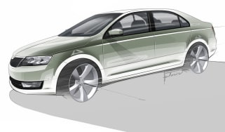 Skoda Rapid sketch