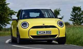 MINI Cooper E - front cornering 