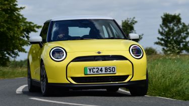 MINI Cooper E - front cornering 